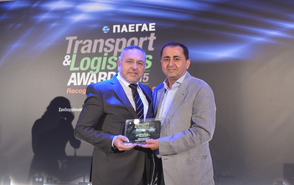 An important acknowledgment and prize for the company &laquo;ILIADIS TRANSPORTS SA&raquo;, in the award ceremony of the institution of  Transport &amp; Logistics Awards 2015